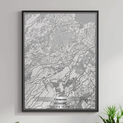 ROAD MAP OF CARMONA, PHILIPPINES BY MAPBAKES