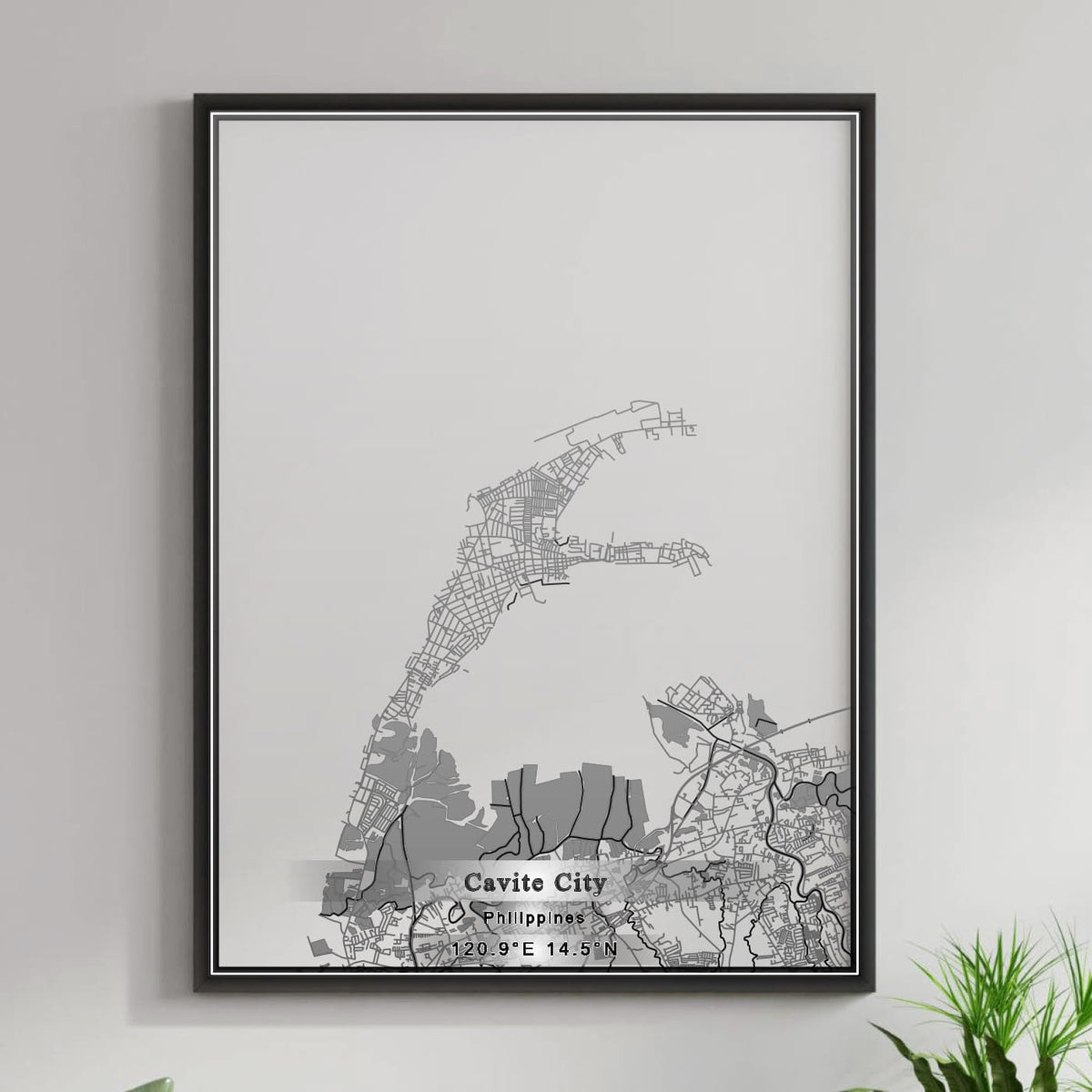 ROAD MAP OF CAVITE CITY, PHILIPPINES BY MAPBAKES