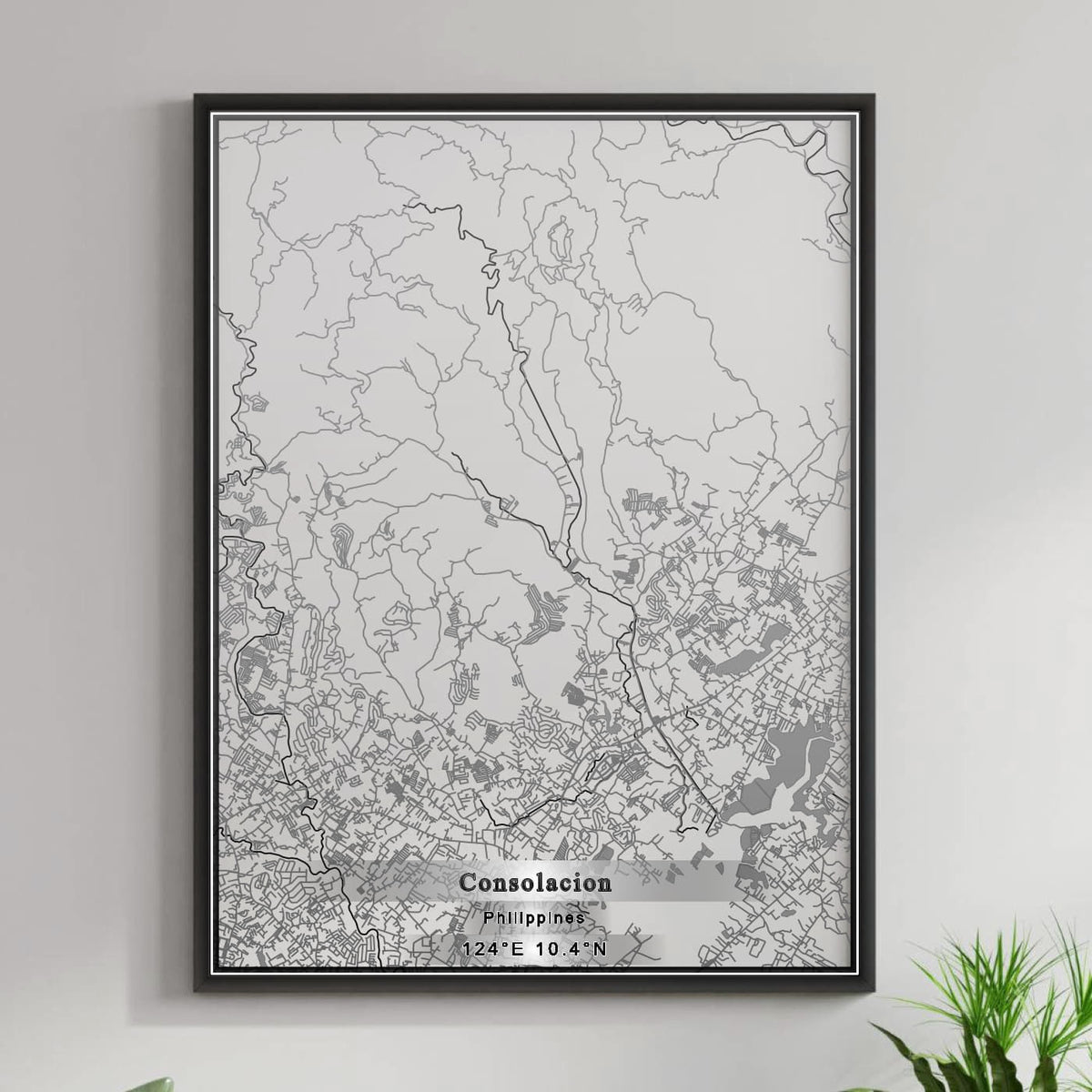 ROAD MAP OF CONSOLACION, PHILIPPINES BY MAPBAKES