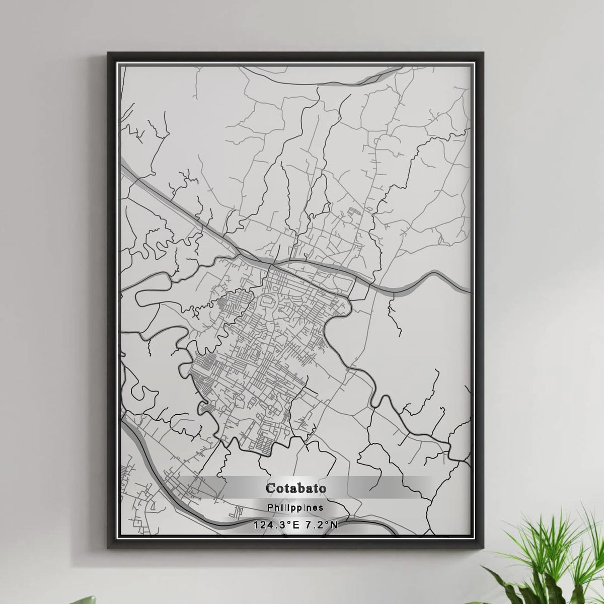 ROAD MAP OF COTABATO, PHILIPPINES BY MAPBAKES