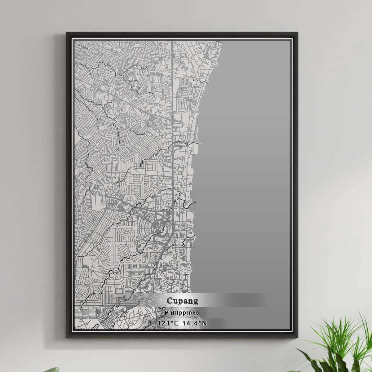 ROAD MAP OF CUPANG, PHILIPPINES BY MAPBAKES