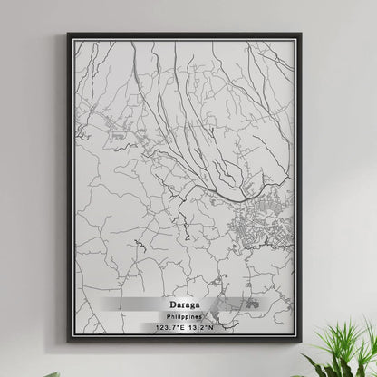 ROAD MAP OF DARAGA, PHILIPPINES BY MAPBAKES