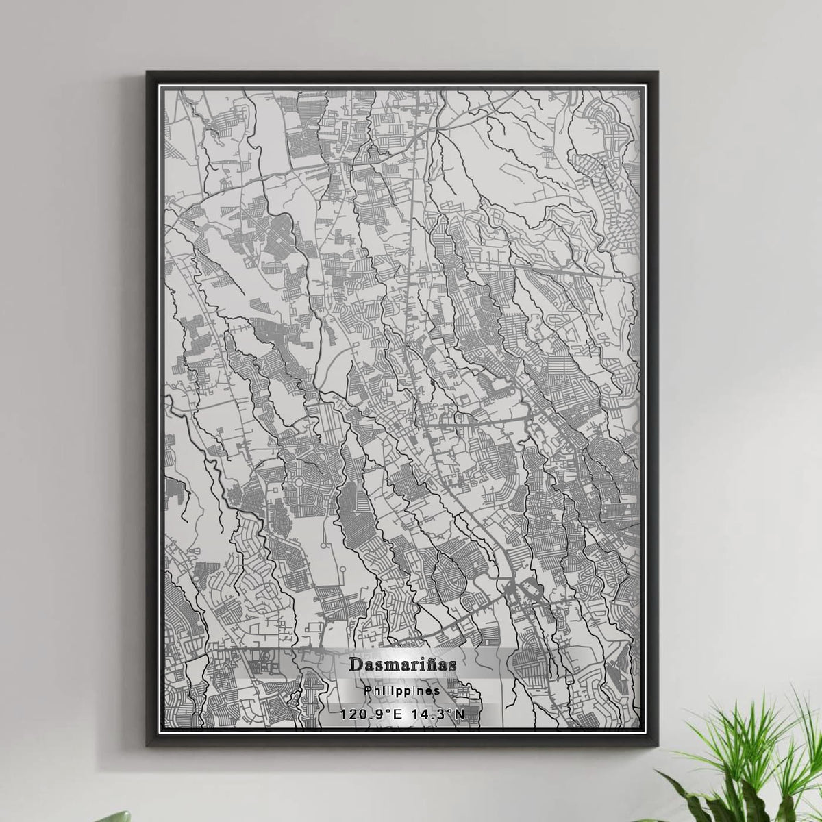ROAD MAP OF DASMARIñAS, PHILIPPINES BY MAPBAKES