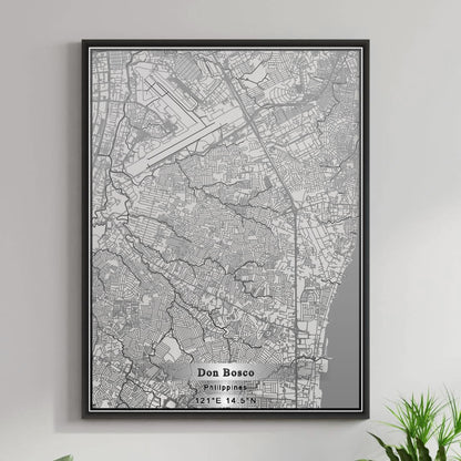 ROAD MAP OF DON BOSCO, PHILIPPINES BY MAPBAKES