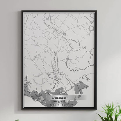 ROAD MAP OF DUMANGAS, PHILIPPINES BY MAPBAKES