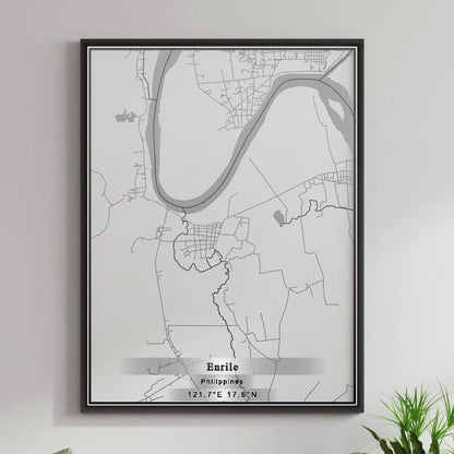 ROAD MAP OF ENRILE, PHILIPPINES BY MAPBAKES