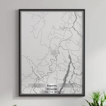 ROAD MAP OF ESPIRITU, PHILIPPINES BY MAPBAKES