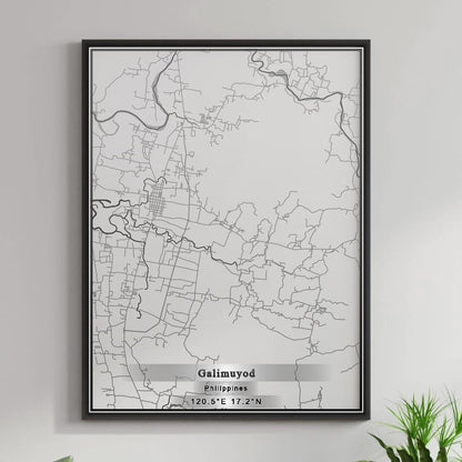 ROAD MAP OF GALIMUYOD, PHILIPPINES BY MAPBAKES