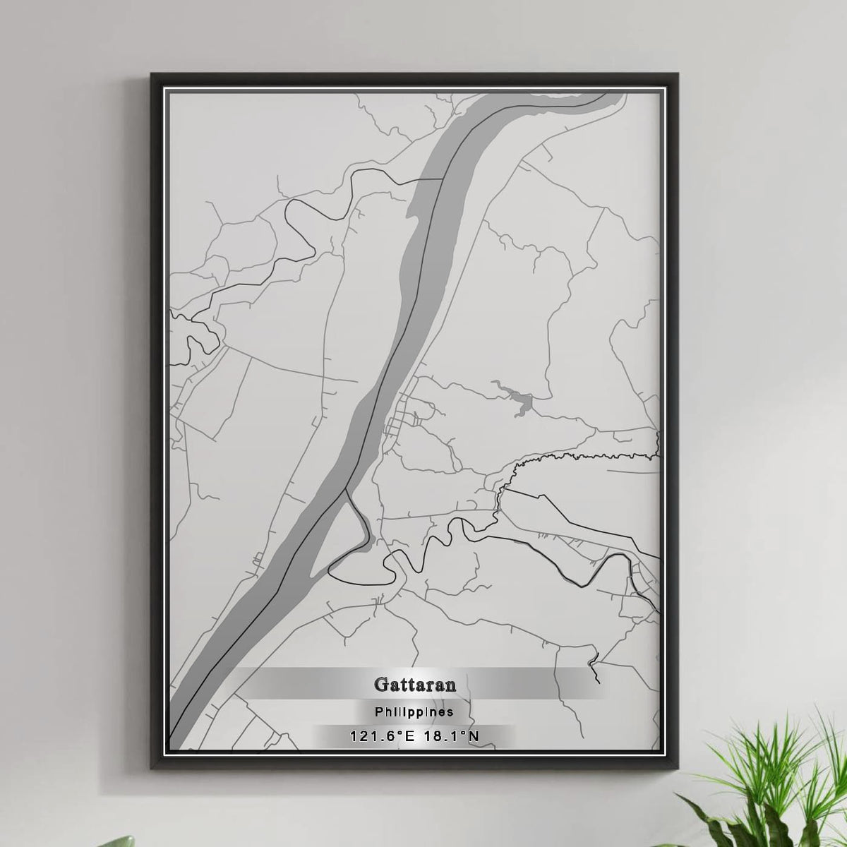 ROAD MAP OF GATTARAN, PHILIPPINES BY MAPBAKES