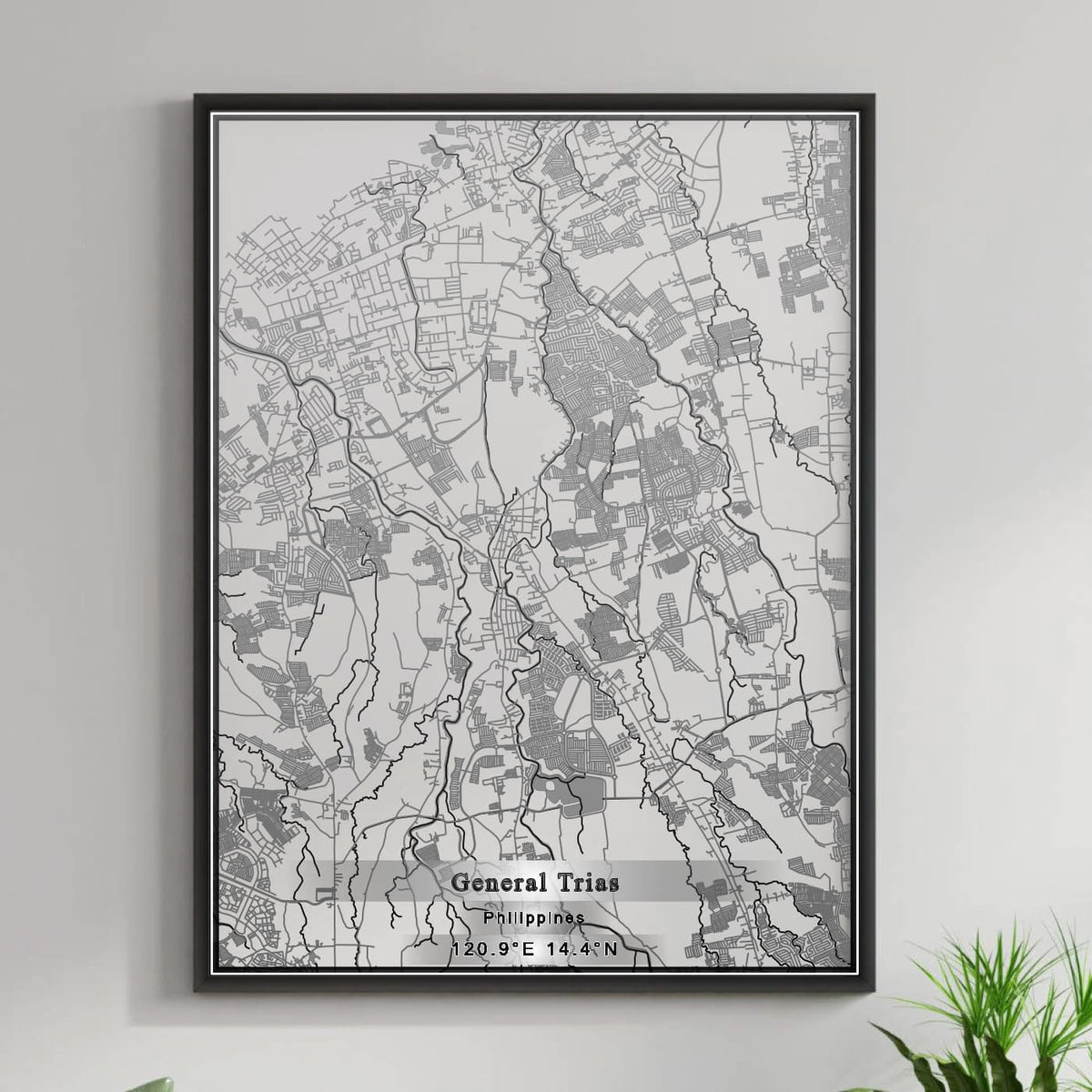 ROAD MAP OF GENERAL TRIAS, PHILIPPINES BY MAPBAKES