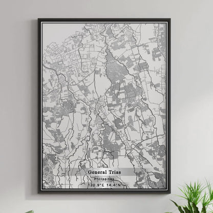 ROAD MAP OF GENERAL TRIAS, PHILIPPINES BY MAPBAKES