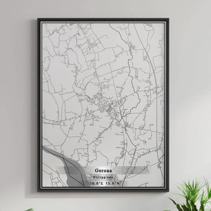 ROAD MAP OF GERONA, PHILIPPINES BY MAPBAKES