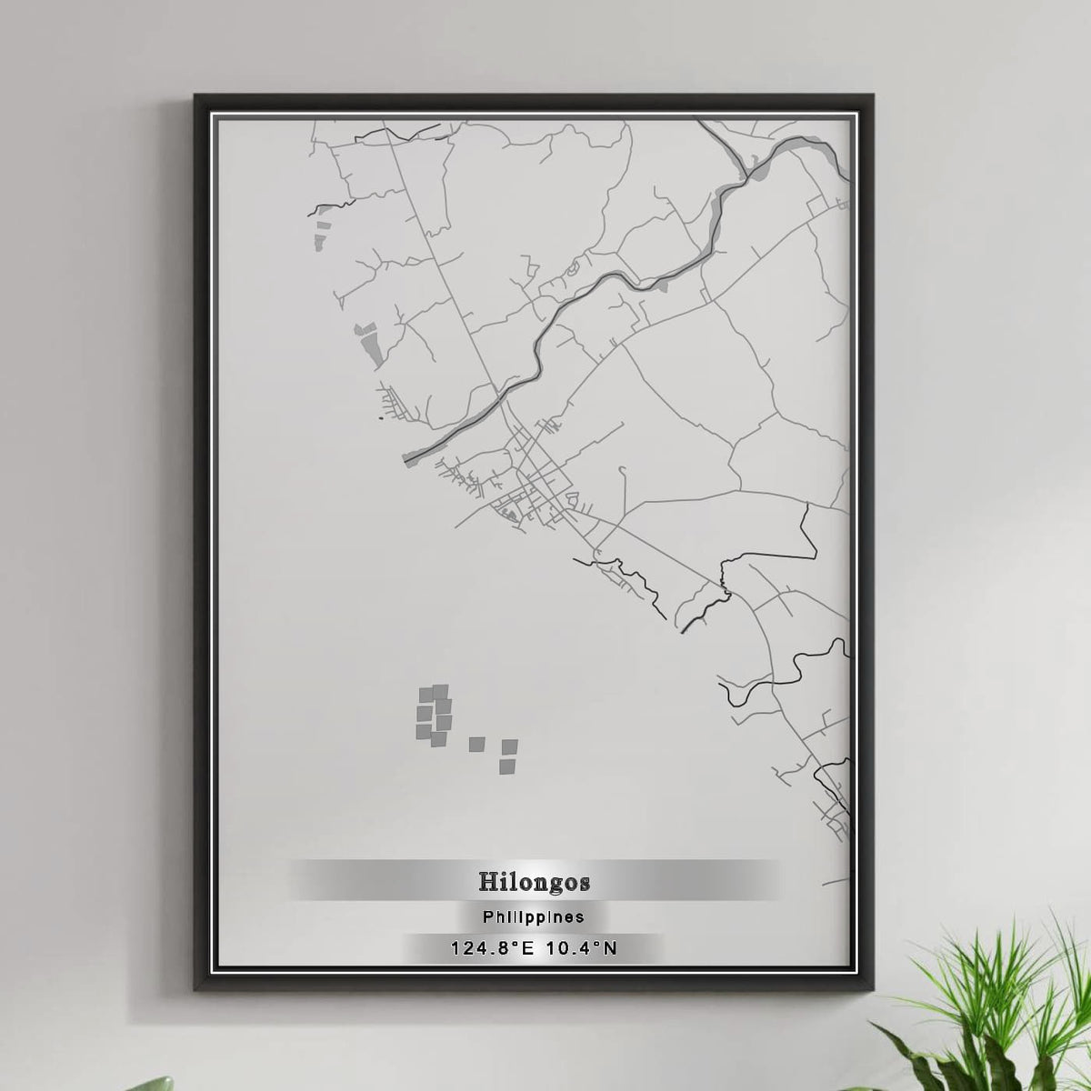 ROAD MAP OF HILONGOS, PHILIPPINES BY MAPBAKES