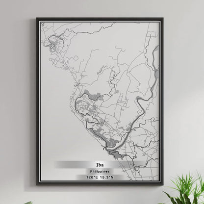 ROAD MAP OF IBA, PHILIPPINES BY MAPBAKES