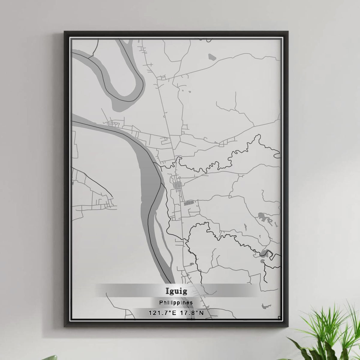 ROAD MAP OF IGUIG, PHILIPPINES BY MAPBAKES