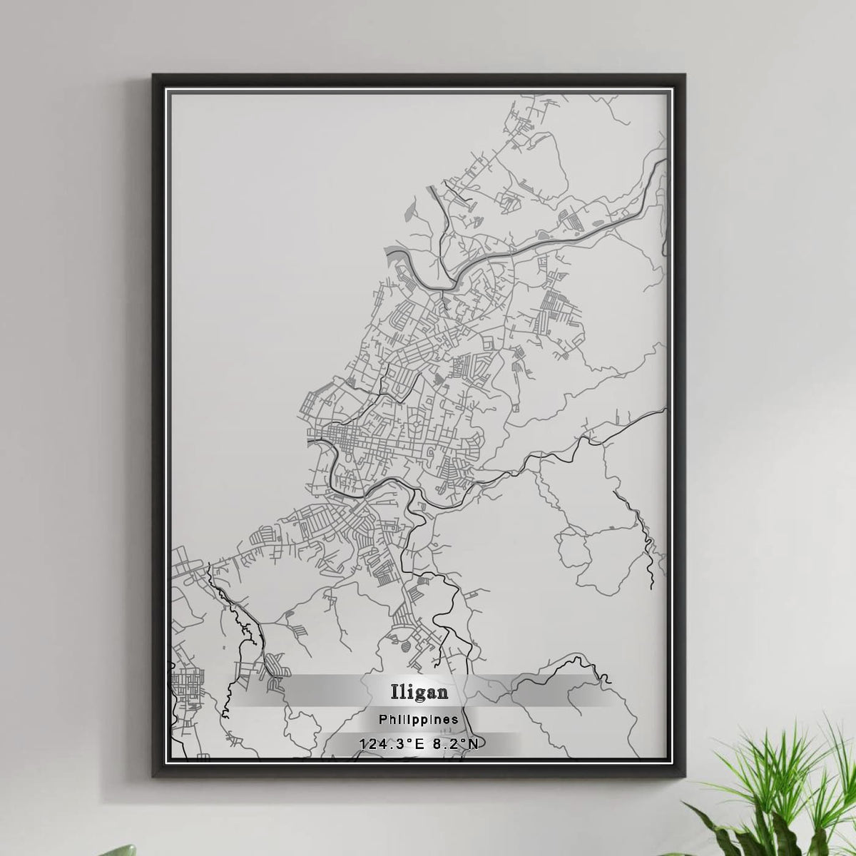 ROAD MAP OF ILIGAN, PHILIPPINES BY MAPBAKES