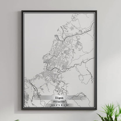 ROAD MAP OF ILIGAN, PHILIPPINES BY MAPBAKES