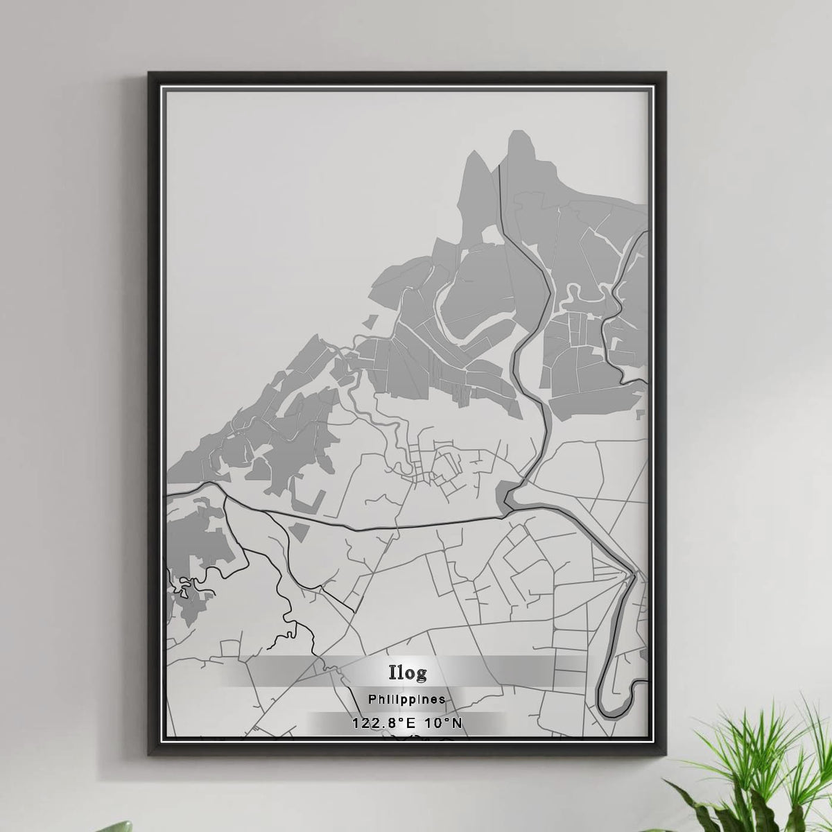 ROAD MAP OF ILOG, PHILIPPINES BY MAPBAKES