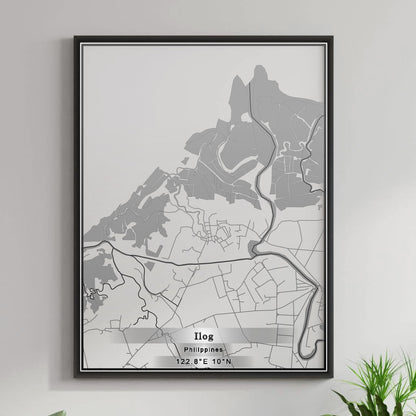 ROAD MAP OF ILOG, PHILIPPINES BY MAPBAKES
