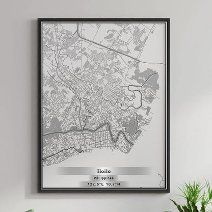 ROAD MAP OF ILOILO, PHILIPPINES BY MAPBAKES