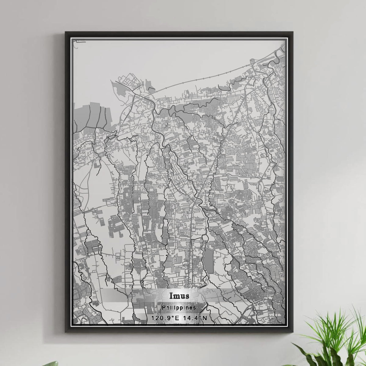ROAD MAP OF IMUS, PHILIPPINES BY MAPBAKES