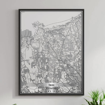ROAD MAP OF IMUS, PHILIPPINES BY MAPBAKES