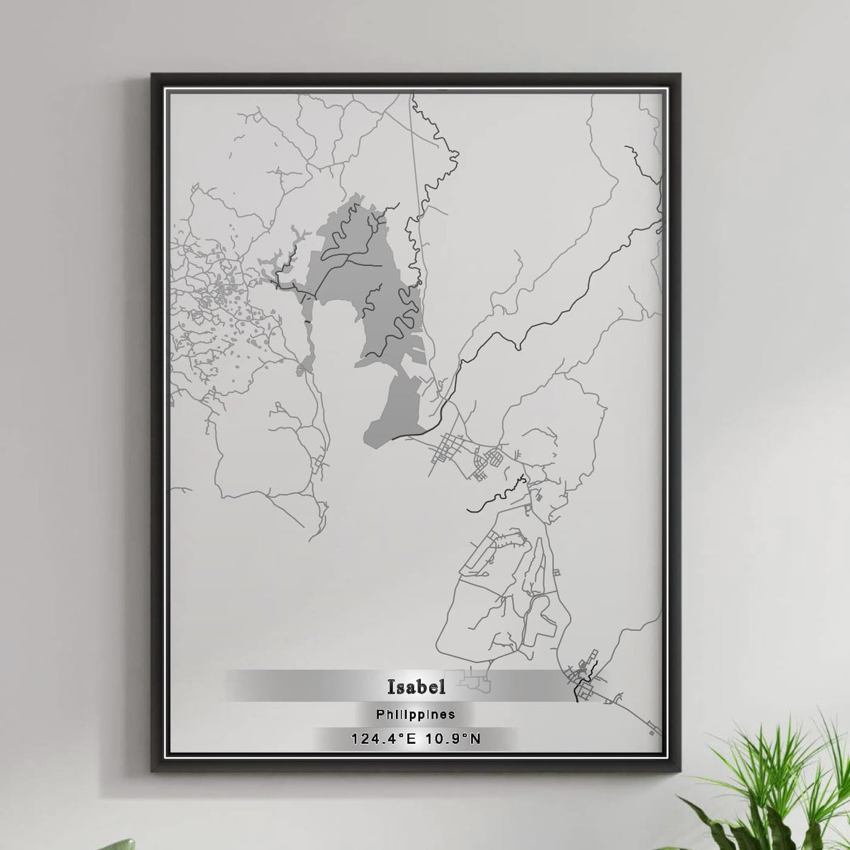 ROAD MAP OF ISABEL, PHILIPPINES BY MAPBAKES