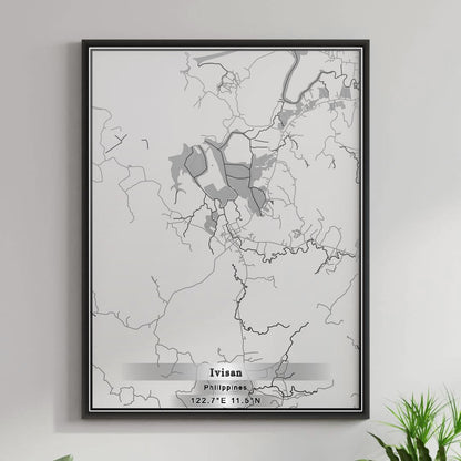 ROAD MAP OF IVISAN, PHILIPPINES BY MAPBAKES