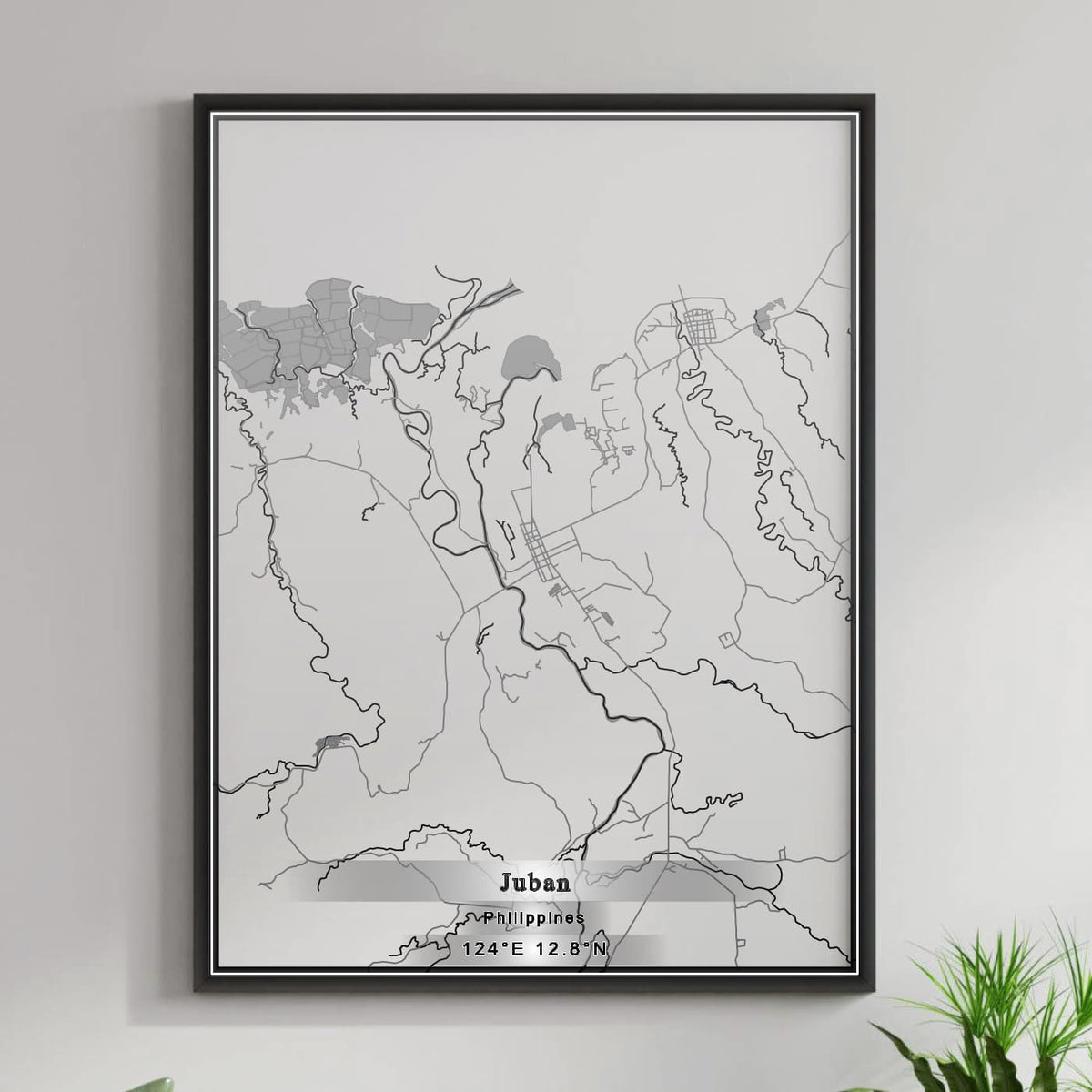 ROAD MAP OF JUBAN, PHILIPPINES BY MAPBAKES