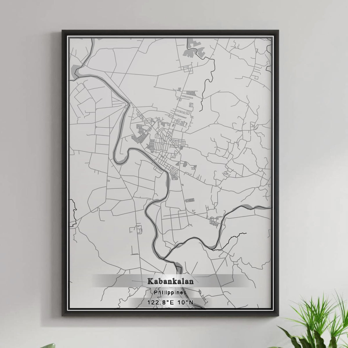 ROAD MAP OF KABANKALAN, PHILIPPINES BY MAPBAKES