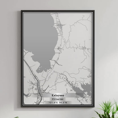 ROAD MAP OF KALAYAAN, PHILIPPINES BY MAPBAKES