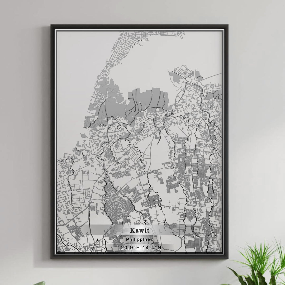 ROAD MAP OF KAWIT, PHILIPPINES BY MAPBAKES