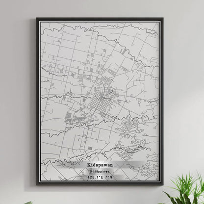 ROAD MAP OF KIDAPAWAN, PHILIPPINES BY MAPBAKES