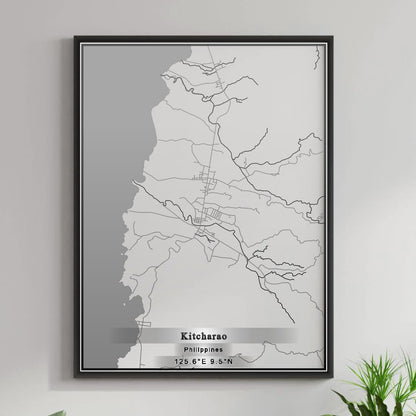 ROAD MAP OF KITCHARAO, PHILIPPINES BY MAPBAKES