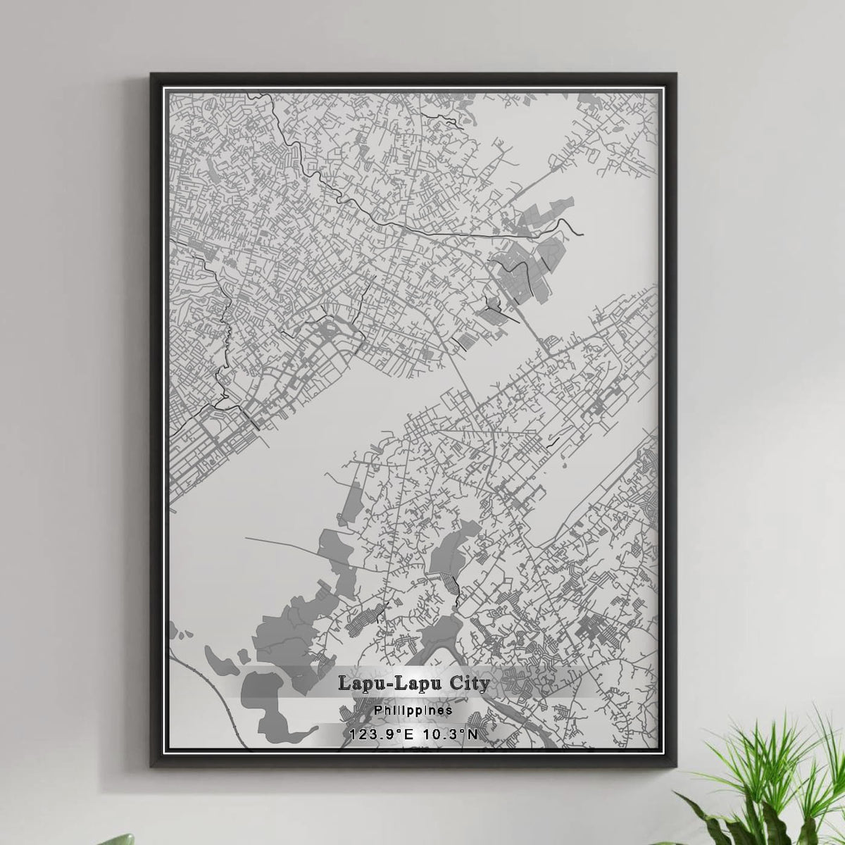 ROAD MAP OF LAPU-LAPU CITY, PHILIPPINES BY MAPBAKES