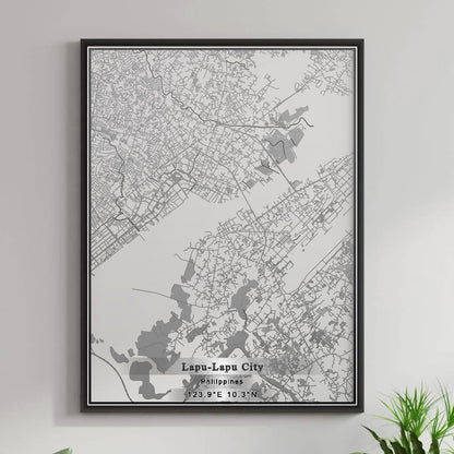 ROAD MAP OF LAPU-LAPU CITY, PHILIPPINES BY MAPBAKES