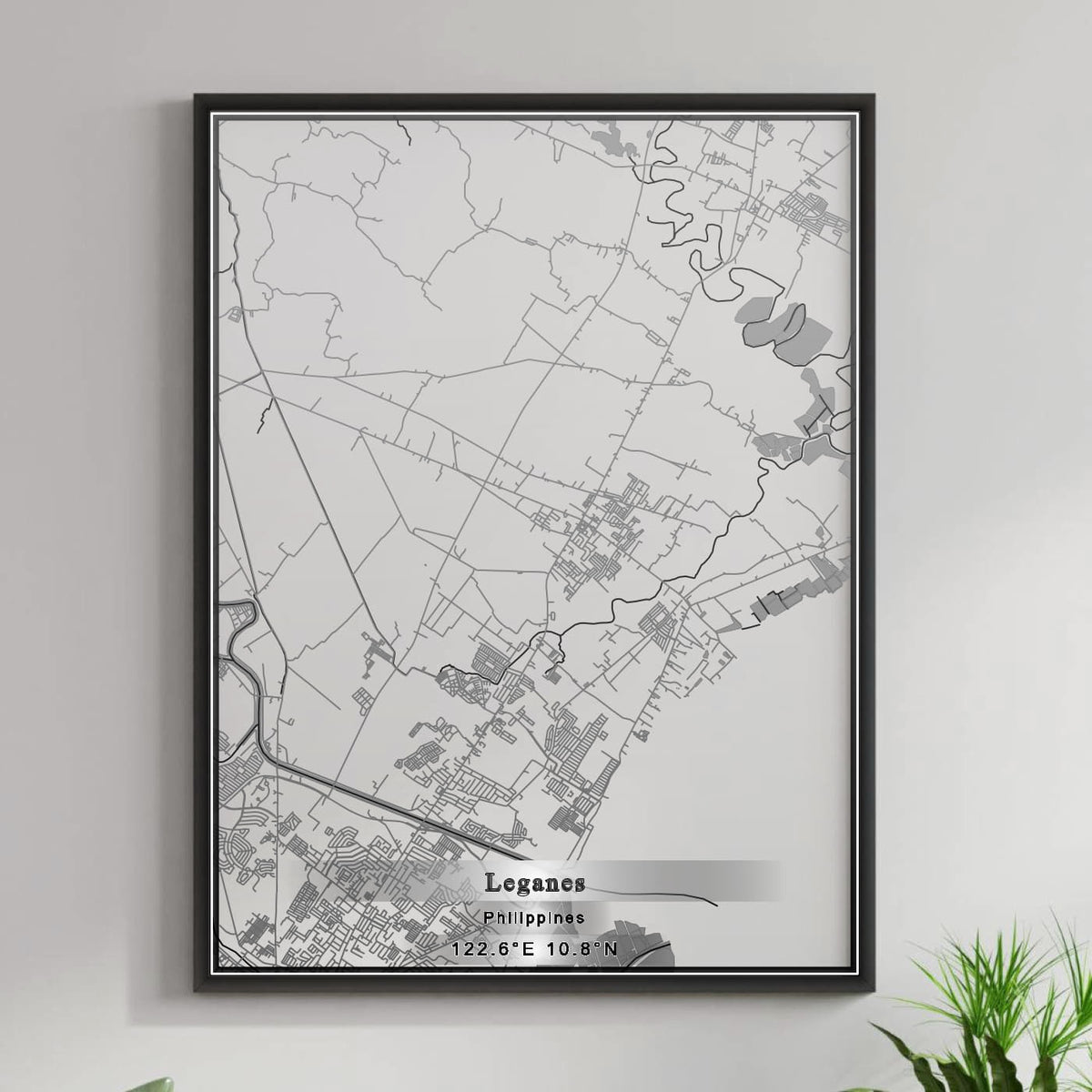 ROAD MAP OF LEGANES, PHILIPPINES BY MAPBAKES