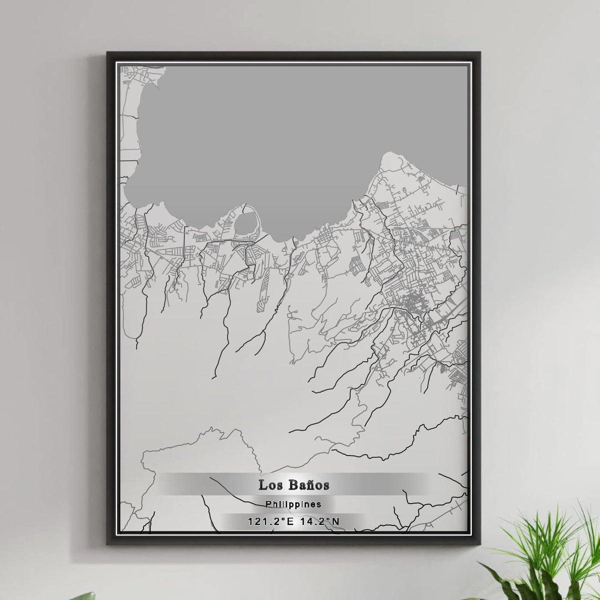 ROAD MAP OF LOS BAÑOS, PHILIPPINES BY MAPBAKES