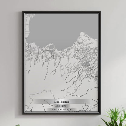 ROAD MAP OF LOS BAÑOS, PHILIPPINES BY MAPBAKES