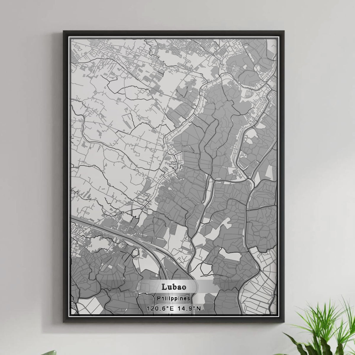 ROAD MAP OF LUBAO, PHILIPPINES BY MAPBAKES