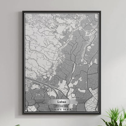 ROAD MAP OF LUBAO, PHILIPPINES BY MAPBAKES