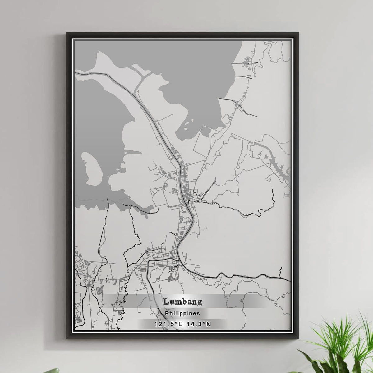ROAD MAP OF LUMBANG, PHILIPPINES BY MAPBAKES