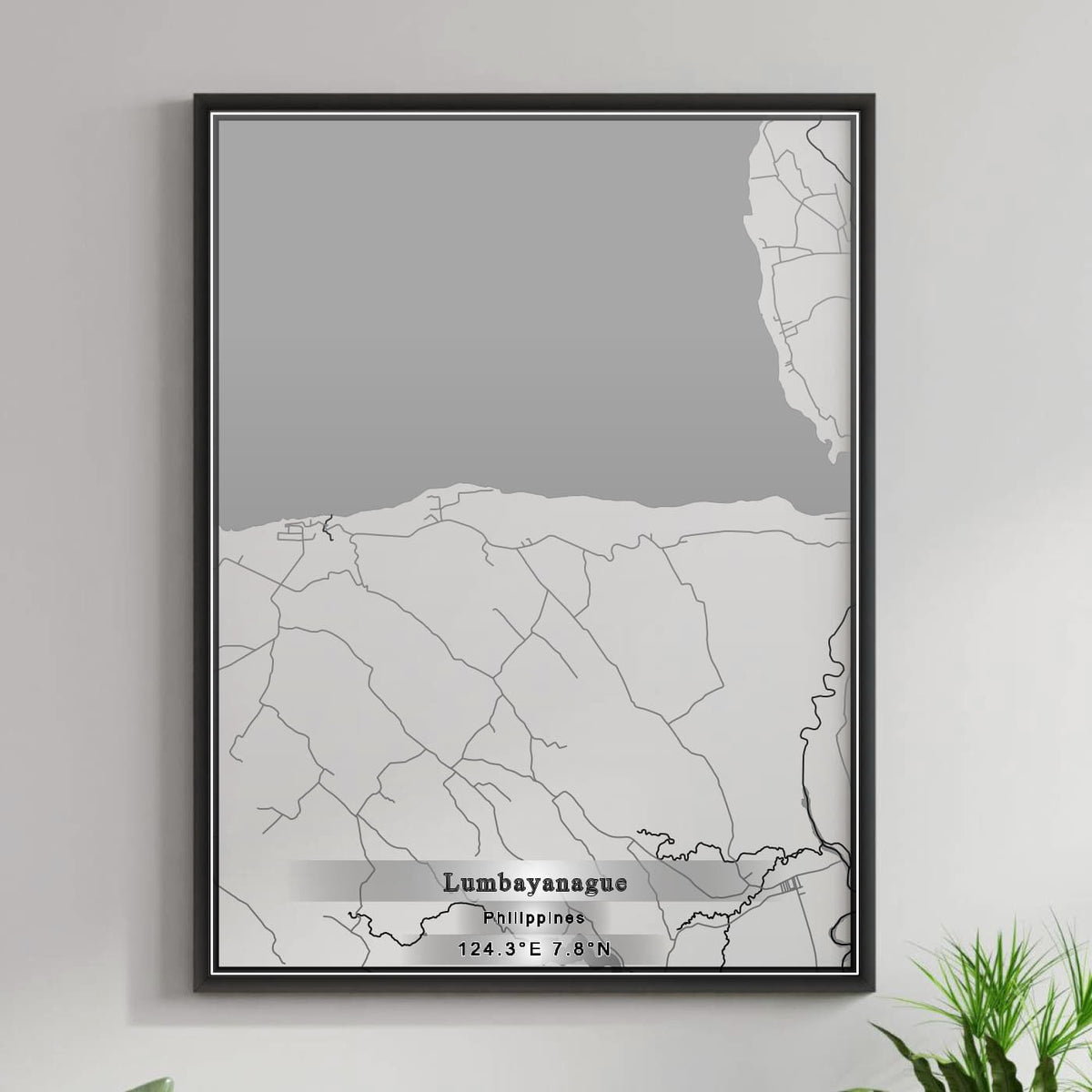 ROAD MAP OF LUMBAYANAGUE, PHILIPPINES BY MAPBAKES