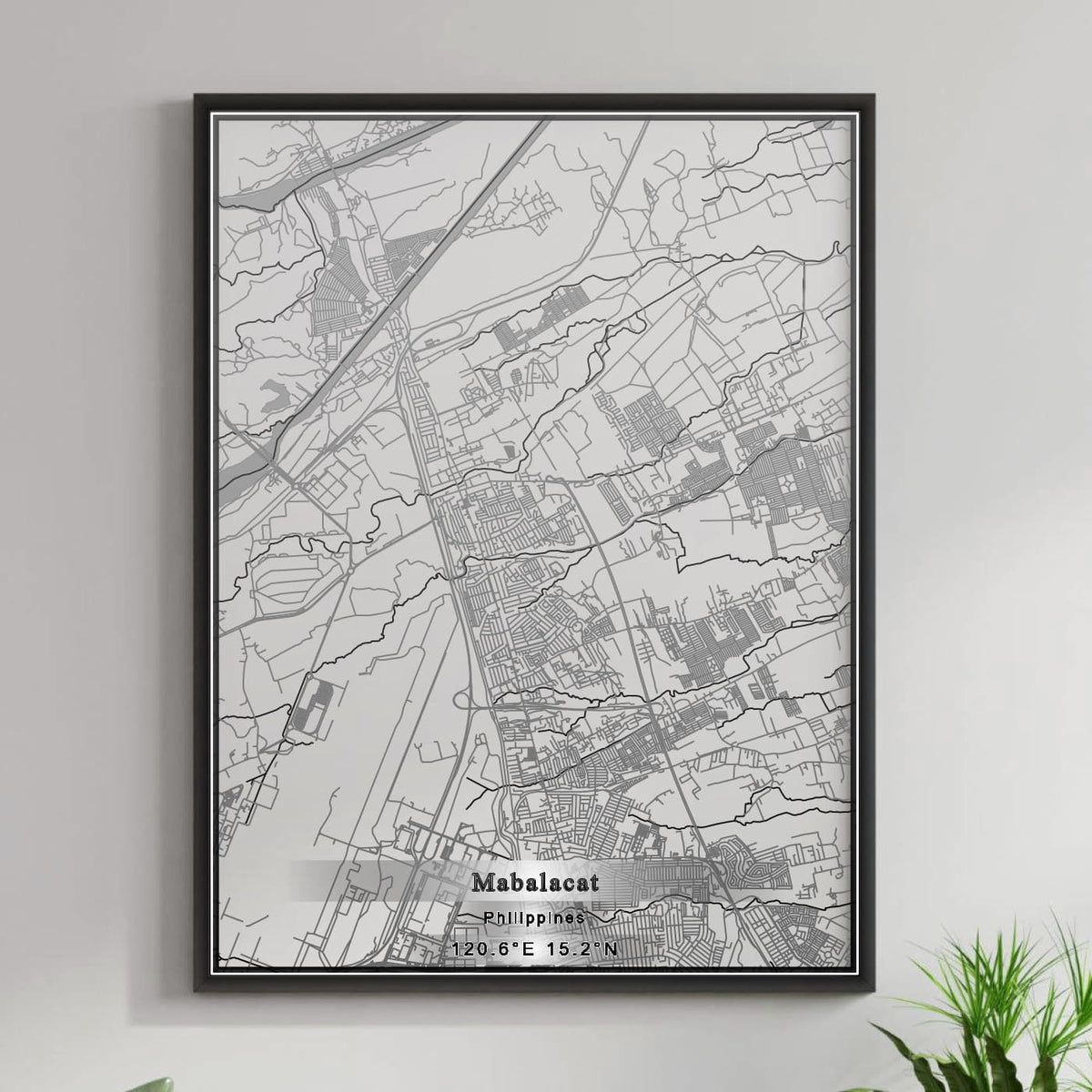 ROAD MAP OF MABALACAT, PHILIPPINES BY MAPBAKES