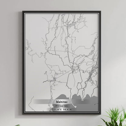 ROAD MAP OF MABITAC, PHILIPPINES BY MAPBAKES