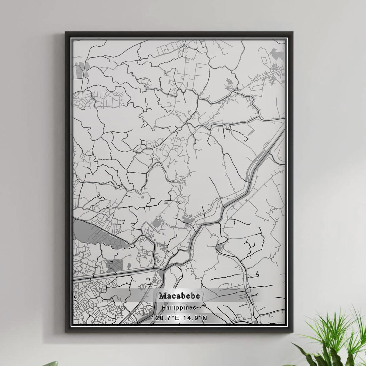 ROAD MAP OF MACABEBE, PHILIPPINES BY MAPBAKES
