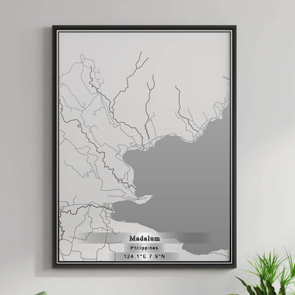 ROAD MAP OF MADALUM, PHILIPPINES BY MAPBAKES
