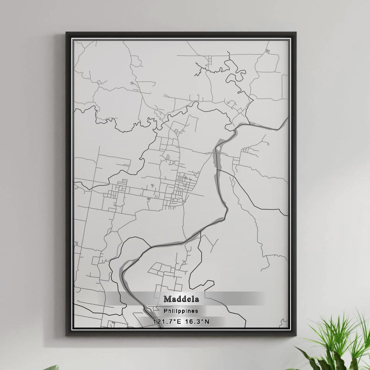 ROAD MAP OF MADDELA, PHILIPPINES BY MAPBAKES
