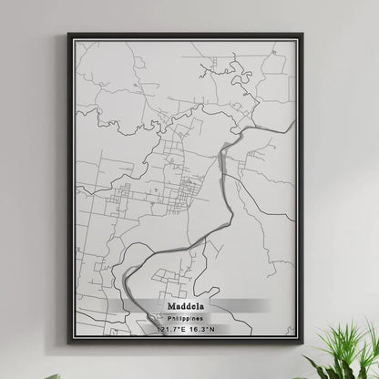 ROAD MAP OF MADDELA, PHILIPPINES BY MAPBAKES