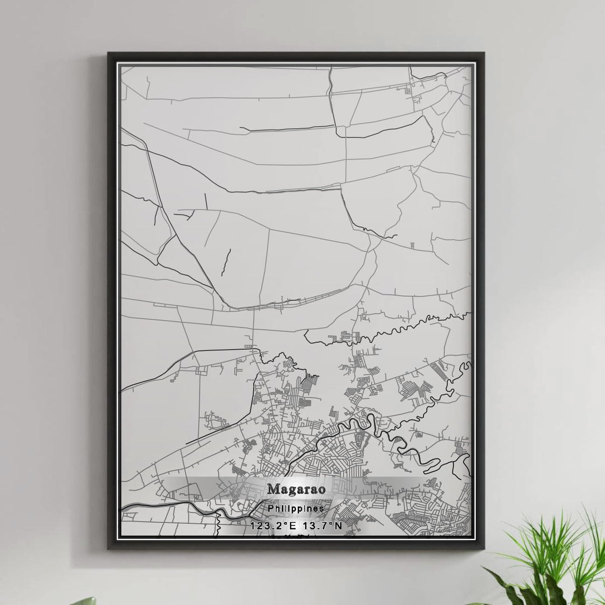 ROAD MAP OF MAGARAO, PHILIPPINES BY MAPBAKES
